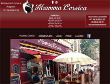 Tablet Screenshot of mamma-corsica.fr